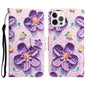 Colored Drawing Leather Phone Case