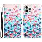 Colored Drawing Leather Phone Case