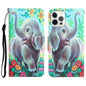Colored Drawing Leather Phone Case