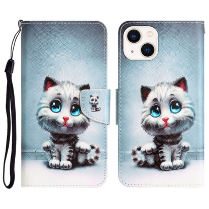 Colored Drawing Leather Phone Case
