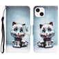 Colored Drawing Leather Phone Case
