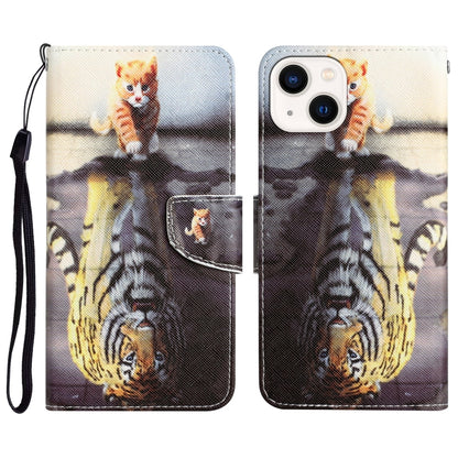 Colored Drawing Leather Phone Case