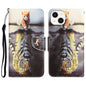 Colored Drawing Leather Phone Case