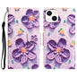 Colored Drawing Leather Phone Case