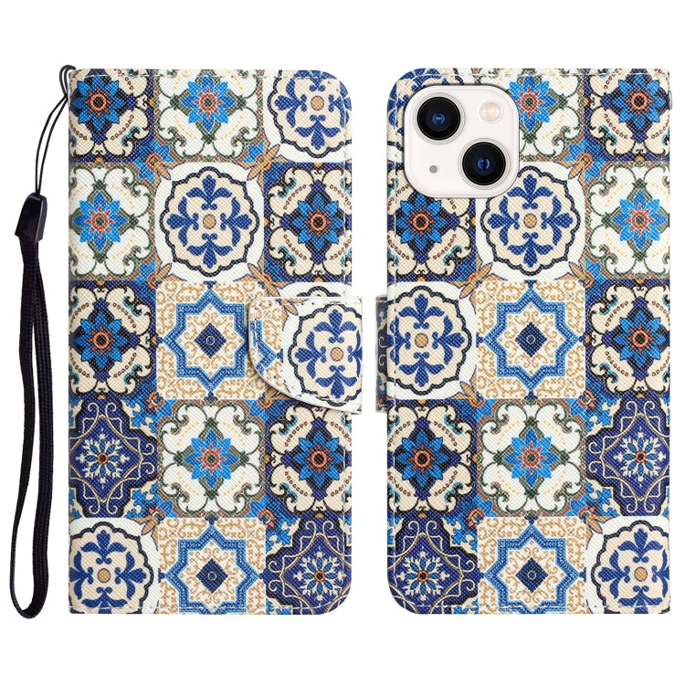 Colored Drawing Leather Phone Case
