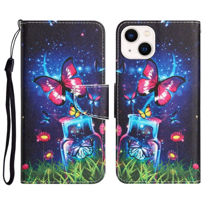 Colored Drawing Leather Phone Case