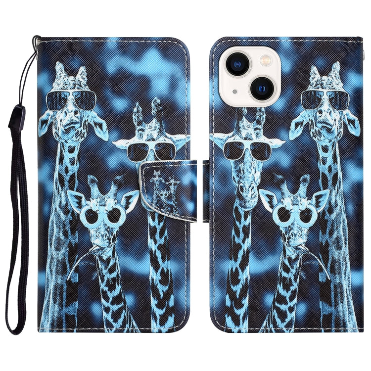 Colored Drawing Leather Phone Case