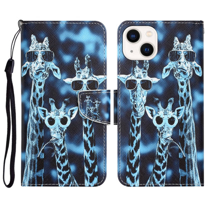 Colored Drawing Leather Phone Case