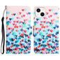Colored Drawing Leather Phone Case