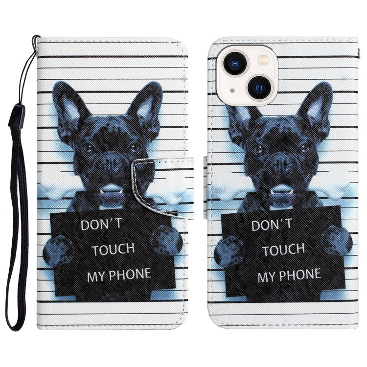 Colored Drawing Leather Phone Case