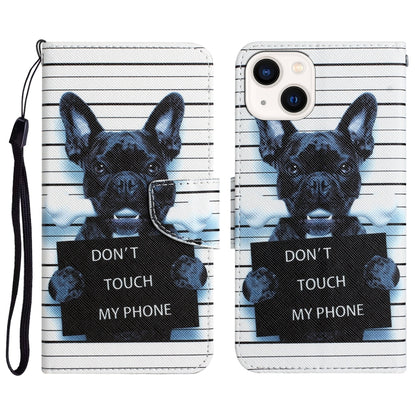 Colored Drawing Leather Phone Case