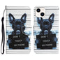 Colored Drawing Leather Phone Case