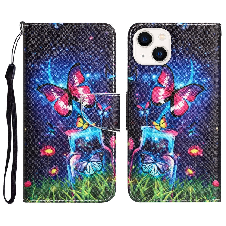 Colored Drawing Leather Phone Case
