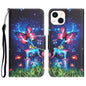 Colored Drawing Leather Phone Case