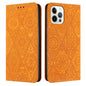 Ethnic Embossed Adsorption Leather Phone Case