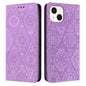 Ethnic Embossed Adsorption Leather Phone Case