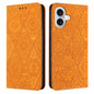 Ethnic Embossed Adsorption Leather Phone Case