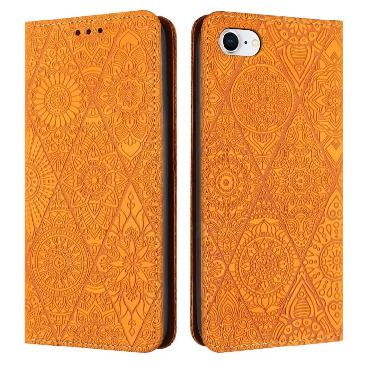 Ethnic Embossed Adsorption Leather Phone Case