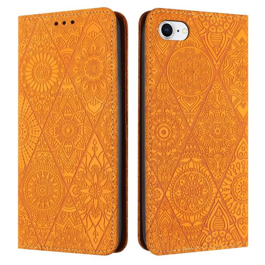 Ethnic Embossed Adsorption Leather Phone Case