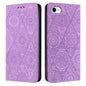 Ethnic Embossed Adsorption Leather Phone Case