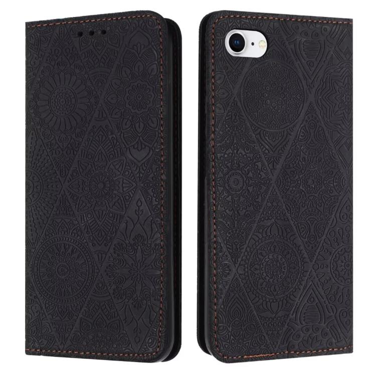 Ethnic Embossed Adsorption Leather Phone Case
