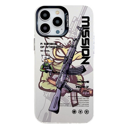 Electroplated Silver Series PC Protective Phone Case