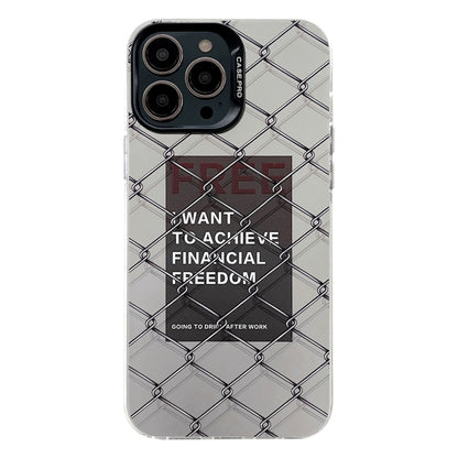 Electroplated Silver Series PC Protective Phone Case