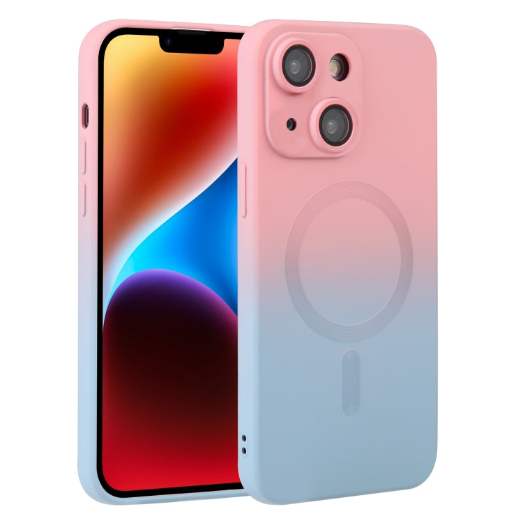 Liquid TPU Silicone Gradient MagSafe Phone Case