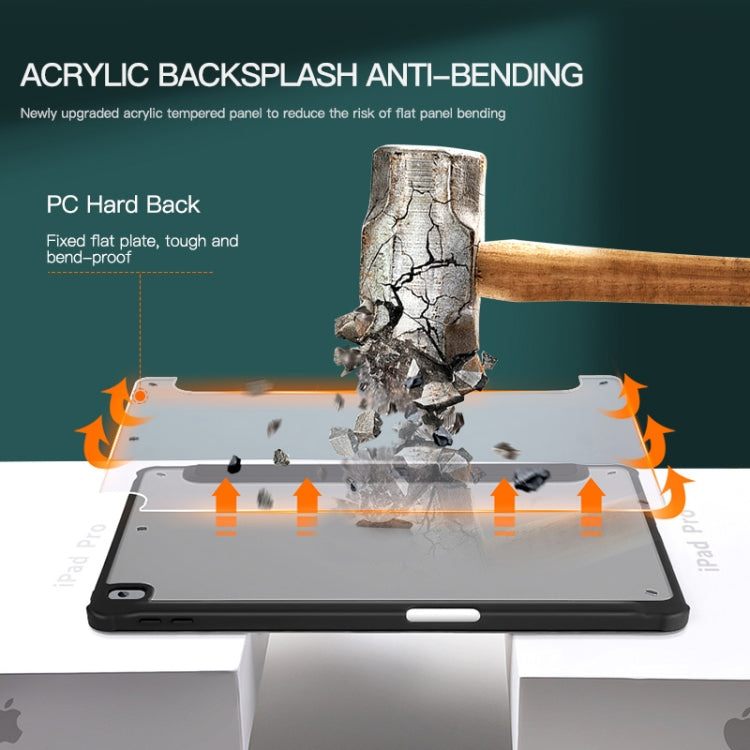 3-folding Acrylic Smart Leather Tablet Case