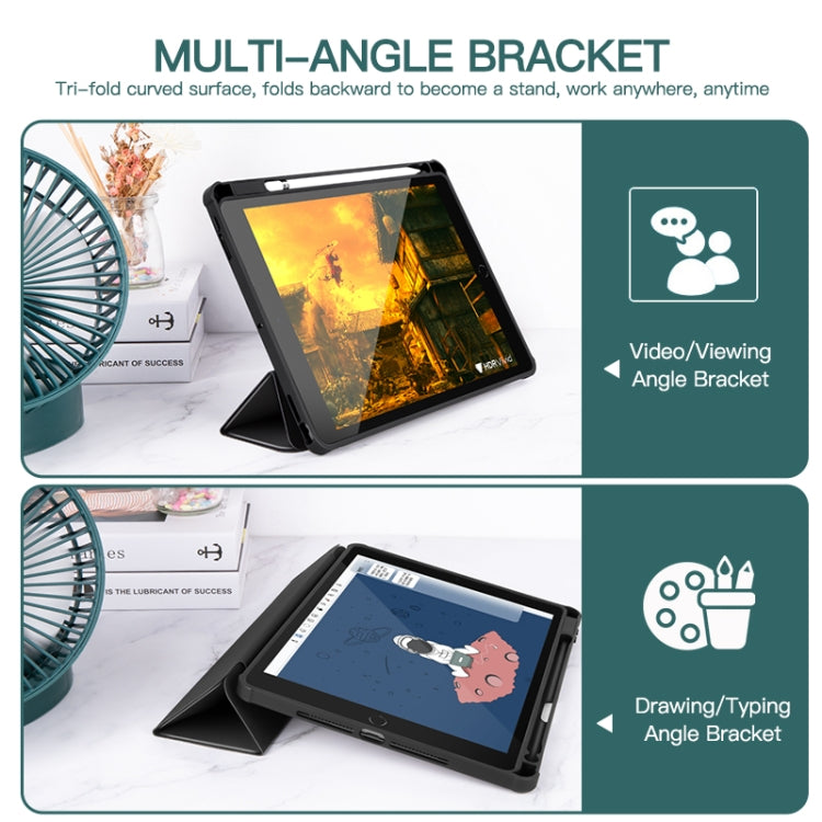 3-folding Acrylic Smart Leather Tablet Case