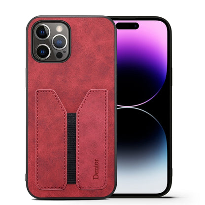 Denior DV Elastic Card Slot PU Back Cover Phone Case