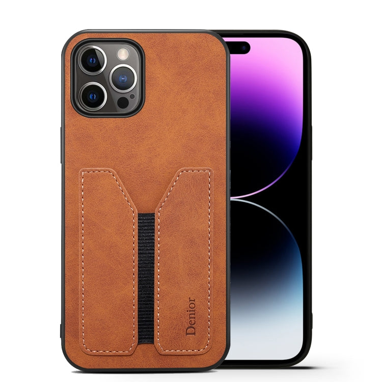 Denior DV Elastic Card Slot PU Back Cover Phone Case