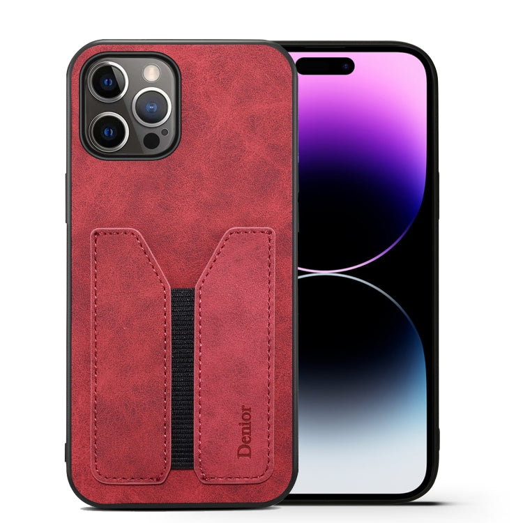 Denior DV Elastic Card Slot PU Back Cover Phone Case