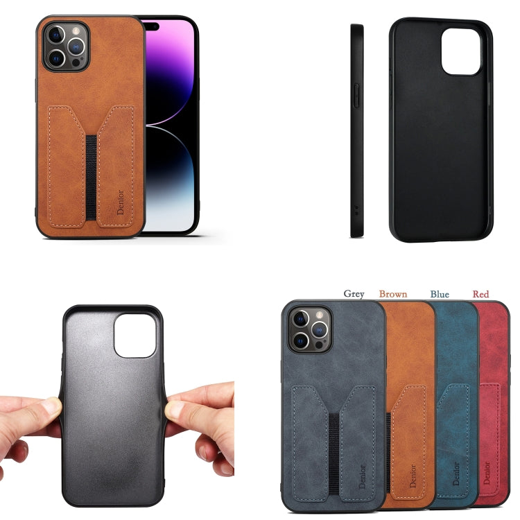 Denior DV Elastic Card Slot PU Back Cover Phone Case