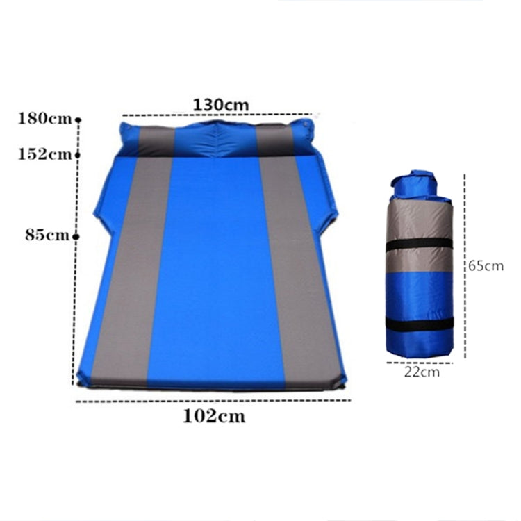 Universal Car Suede Sleeping Mat Mattress Off-road SUV Trunk Travel Inflatable Mattress Air Bed, 180 x 130 x 102cm