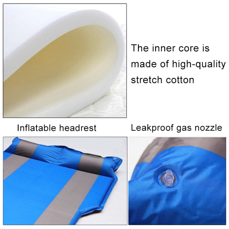 Universal Car Suede Sleeping Mat Mattress Off-road SUV Trunk Travel Inflatable Mattress Air Bed, 180 x 130 x 102cm
