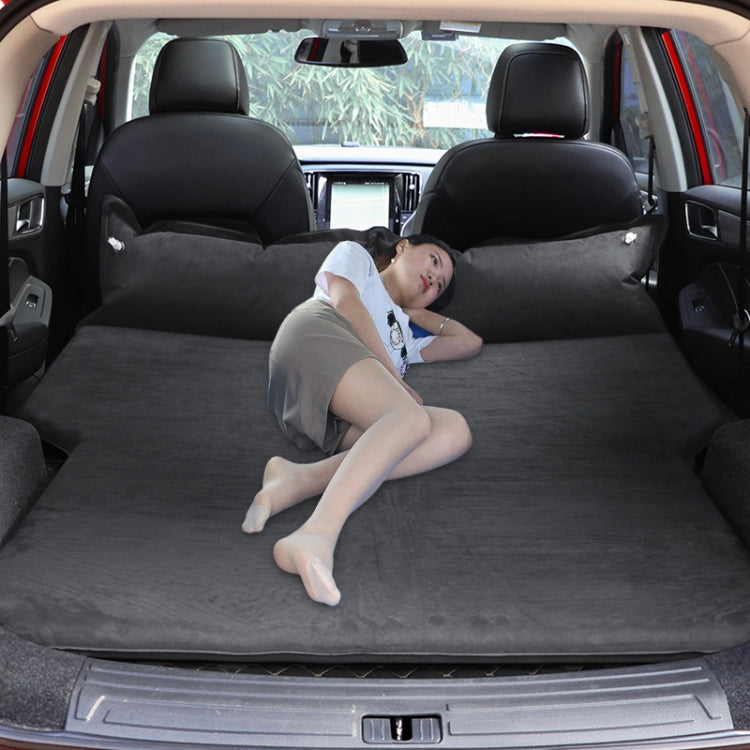 Universal Car Suede Sleeping Mat Mattress Off-road SUV Trunk Travel Inflatable Mattress Air Bed, 180 x 130 x 102cm