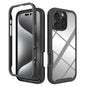Starry Sky Solid Color Shockproof TPU Clear PC Phone Case