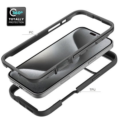 Starry Sky Solid Color Shockproof TPU Clear PC Phone Case