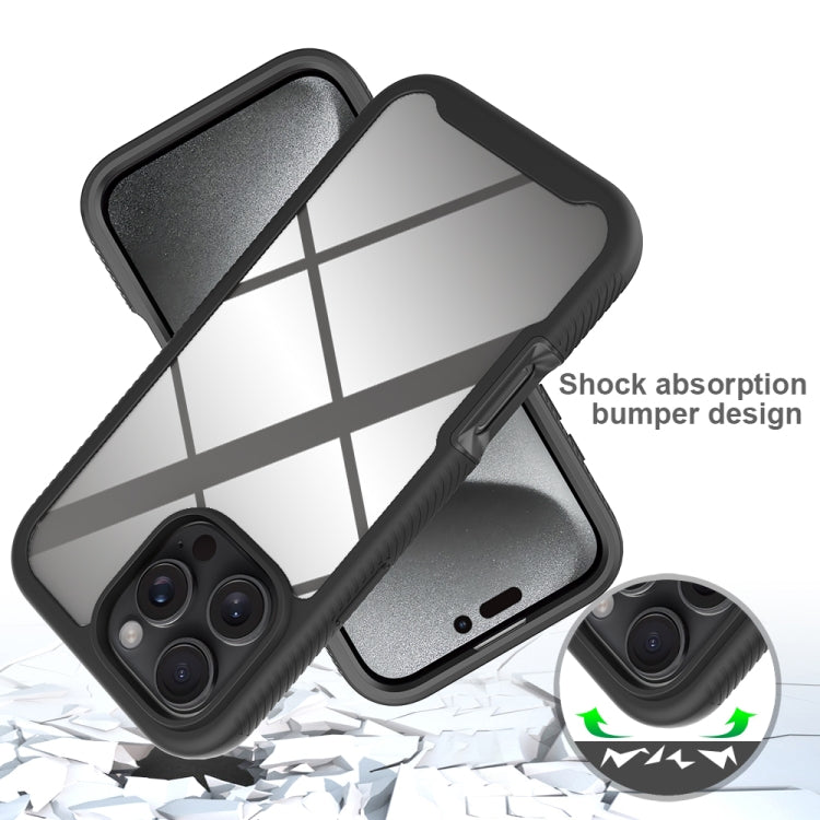Starry Sky Solid Color Shockproof TPU Clear PC Phone Case