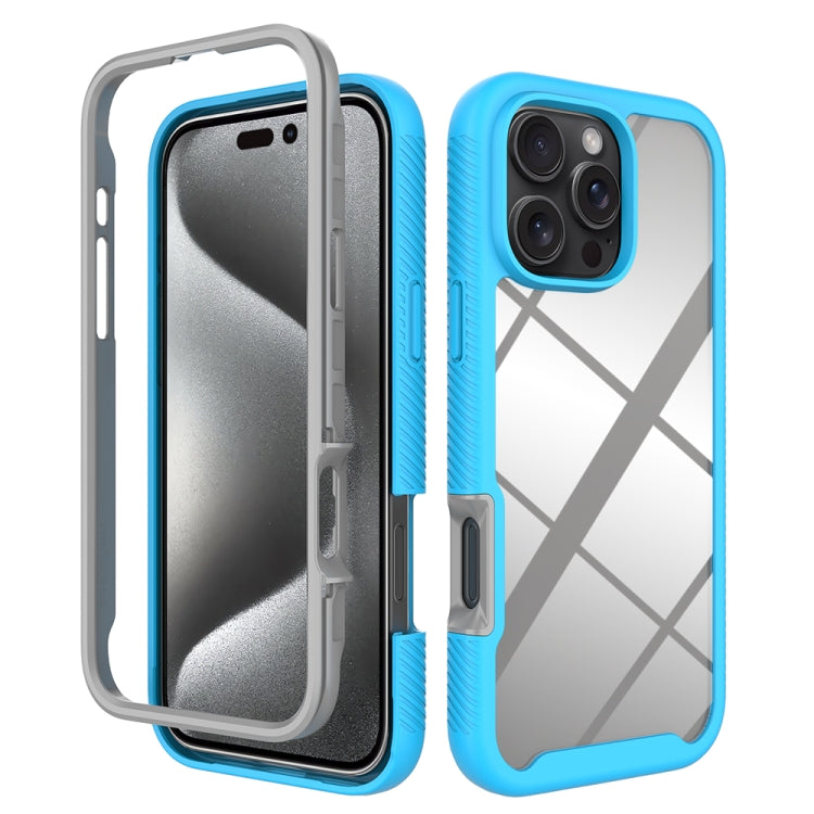 Starry Sky Solid Color Shockproof TPU Clear PC Phone Case