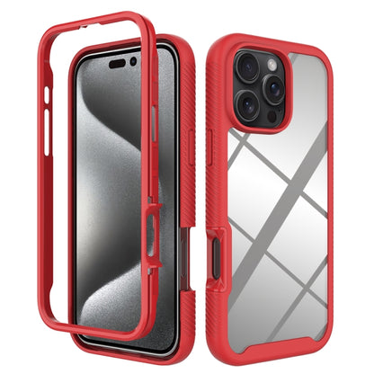 Starry Sky Solid Color Shockproof TPU Clear PC Phone Case