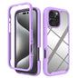 Starry Sky Solid Color Shockproof TPU Clear PC Phone Case