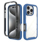 Starry Sky Solid Color Shockproof TPU Clear PC Phone Case