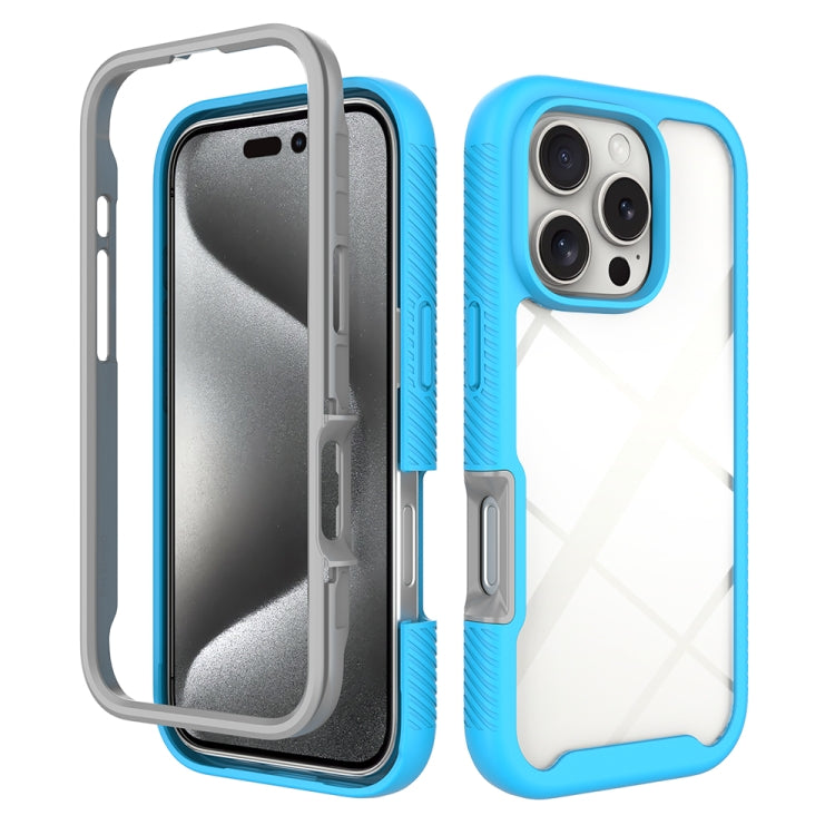 Starry Sky Solid Color Shockproof TPU Clear PC Phone Case