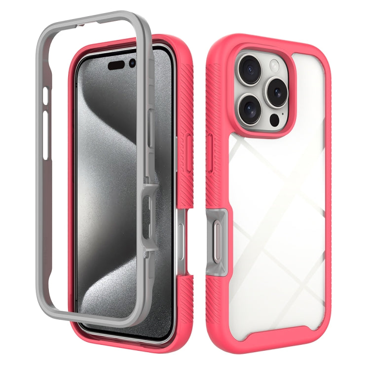 Starry Sky Solid Color Shockproof TPU Clear PC Phone Case