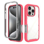 Starry Sky Solid Color Shockproof TPU Clear PC Phone Case