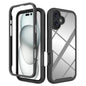 Starry Sky Solid Color Shockproof TPU Clear PC Phone Case