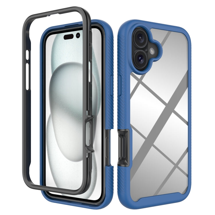 Starry Sky Solid Color Shockproof TPU Clear PC Phone Case