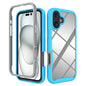 Starry Sky Solid Color Shockproof TPU Clear PC Phone Case